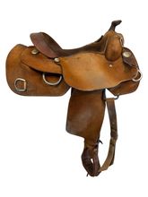14.5Inch Used Billy Cook Training Saddle Wide Tree 9030