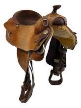 14.5Inch Used Billy Cook Training Saddle Wide Tree 9030