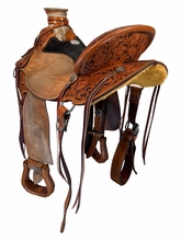SOLD 2026/03/27e  14.5Inch Used Billy Cook Wade Ranch Saddle Wide Tree 2293