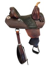 SOLD 2025/12/03e 14.5Inch Used Bob Marshall Treeless Barrel Saddle 11897
