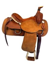 14.5Inch Used Bona Allen Saddle Co Roping Saddle 9500