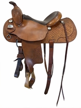 14.5Inch Used Broken Arrow Saddlery Reining Saddle Medium Tree