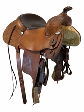 14.5Inch Used Broken Arrow Saddlery Reining Saddle Medium Tree