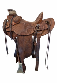 14.5Inch Used C Schwarz Saddler Ranch Saddle