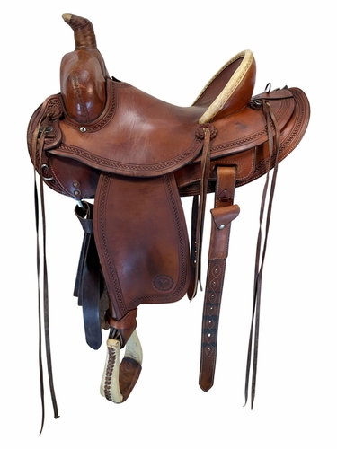 14.5Inch Used Circle Y All Around Saddle Medium Tree 1124
