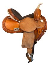 14.5Inch Used Circle Y Barrel Saddle 1531