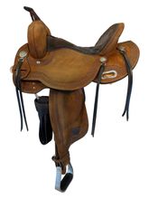 14.5Inch Used Circle Y Cloverleaf Barrel Saddle Wide Tree 2240