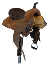 14.5Inch Used Circle Y High Horse Lindale Barrel Saddle Wide Tree 6228