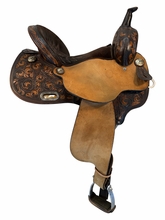 SOLD 2026/07/24e  14.5Inch Used Circle Y Kelly Kaminski Barrel Saddle Wide Flex Tree 1509