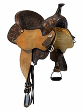 SOLD 2026/07/24e  14.5Inch Used Circle Y Kelly Kaminski Barrel Saddle Wide Flex Tree 1509