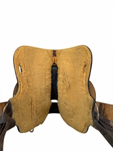 SOLD 2026/07/24e  14.5Inch Used Circle Y Kelly Kaminski Barrel Saddle Wide Flex Tree 1509