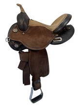 14.5Inch Used Circle Y Kelly Kaminski Barrel Saddle Wide Flex2 Tree 1522