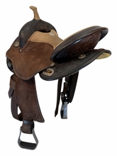14.5Inch Used Circle Y Kelly Kaminski Barrel Saddle Wide Flex2 Tree 1522