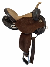 14.5Inch Used Circle Y Kelly Kaminski Barrel Saddle Wide Flex2 Tree 1522