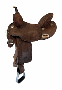 14.5Inch Used Circle Y Mitchell Renegade Barrel Saddle Medium Tree MJ53