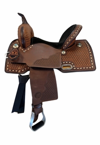14.5Inch Used Circle Y Montana Barrel Saddle Wide Tree 2232