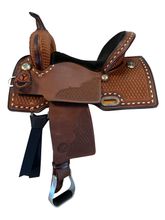 14.5Inch Used Circle Y Montana Barrel Saddle Wide Tree 2232