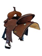 14.5Inch Used Circle Y Montana Barrel Saddle Wide Tree 2232