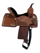 14.5Inch Used Circle Y Montana Barrel Saddle Wide Tree 2232