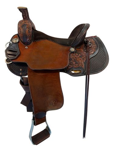 14.5Inch Used Circle Y Team Camarillo All Around Saddle Wide Tree 4724