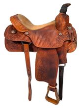 14.5Inch Used Clay Cooper Orthoflex Roping Saddle