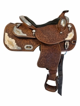 14.5Inch Used Dale Chavez Show Saddle Medium Tree