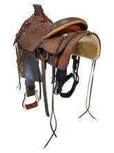 HOLD 2025/10/27e  14.5Inch Used Dee Pickett Roping Saddle 59 375