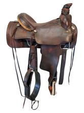 HOLD 2025/10/27e  14.5Inch Used Dee Pickett Roping Saddle 59 375