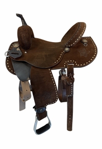 14.5Inch Used Double J Barrel Saddle Wide Tree