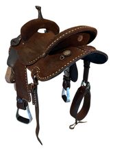 14.5Inch Used Double J Barrel Saddle Wide Tree