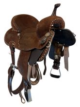 14.5Inch Used Double J Barrel Saddle Wide Tree