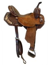 14.5Inch Used Double J Barrel Saddle Wide Tree Pozzi