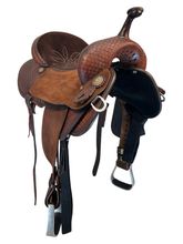 HOLD 2025/08/11c 14.5Inch Used Double J Pozzie Pro Barrel Saddle