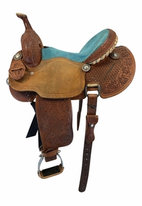 14.5Inch Used Epic Greenville Barrel Saddle Medium Tree