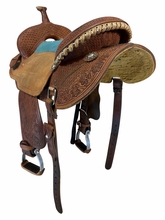 14.5Inch Used Epic Greenville Barrel Saddle Medium Tree