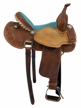 14.5Inch Used Epic Greenville Barrel Saddle Medium Tree