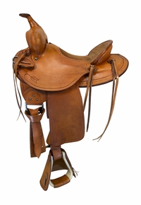 14.5Inch Used Harry Jones Ranch Saddle
