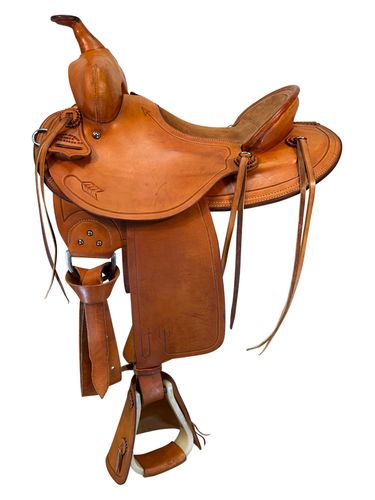 14.5Inch Used Harry Jones Ranch Saddle