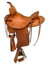 14.5Inch Used Harry Jones Ranch Saddle