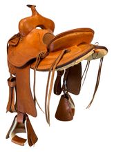 14.5Inch Used Harry Jones Ranch Saddle