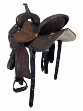 14.5Inch Used JA Saddle and Tack Barrel Saddle Medium Tree