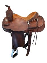 SOLD 2025/10/18  14.5Inch Used Longhorn Billy Cook Trail Saddle 445