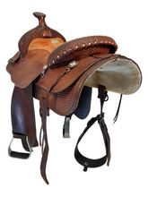 SOLD 2025/10/18  14.5Inch Used Longhorn Billy Cook Trail Saddle 445