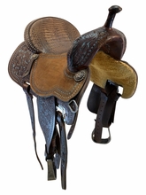 14.5Inch Used Martin Barrel Saddle Extra Wide Tree Crown C