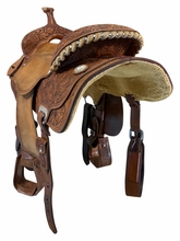 14.5Inch Used Martin Saddlery Barrel Saddle Medium Tree