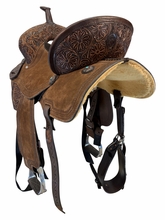 14.5Inch Used Pretty Polos By Jessie Barrel Saddle Wide Tree