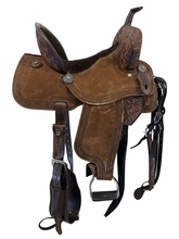 14.5Inch Used Pretty Polos By Jessie Barrel Saddle Wide Tree