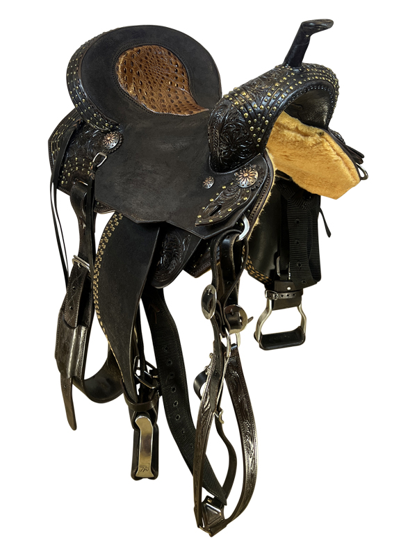14.5Inch Used Seven Saddles Barrel Saddle *Free Shipping*