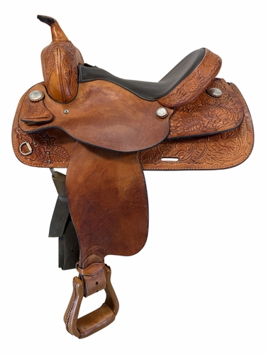 14.5Inch Used TexTan Trail Saddle Medium Tree