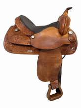 14.5Inch Used TexTan Trail Saddle Medium Tree